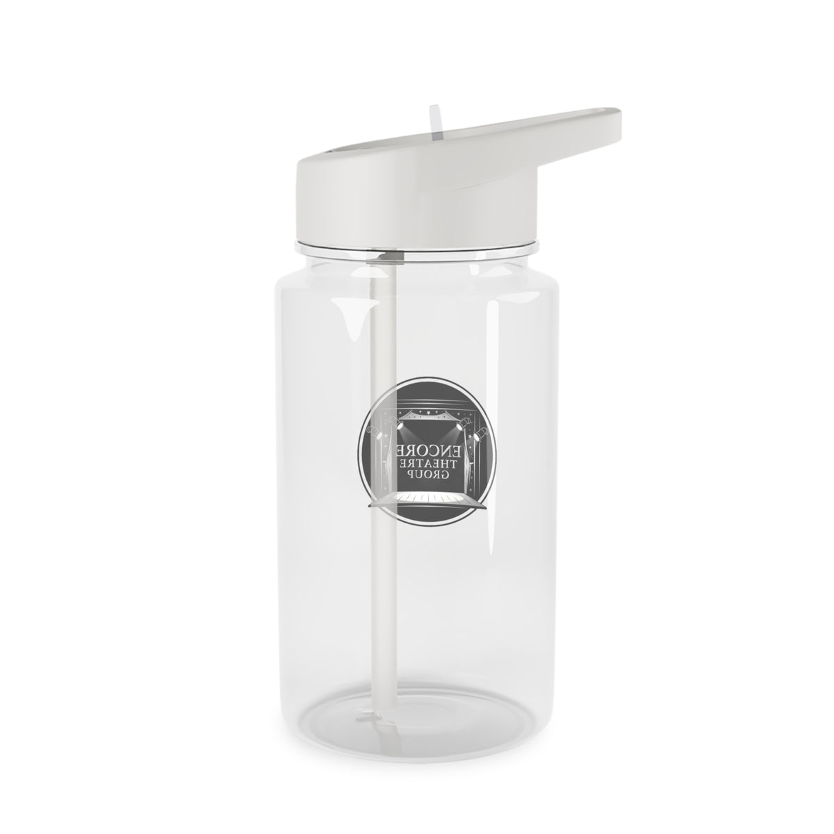 Encore Theatre Group Water Bottle with Clear Straw