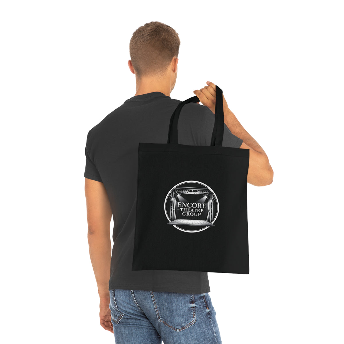 Encore Theatre Group Cotton Tote — Theater Logo Reusable Bag
